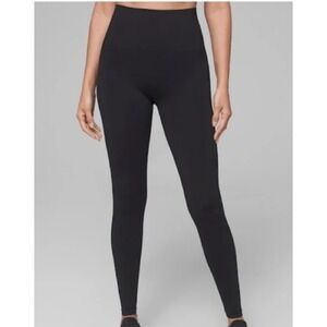 Soma Women's Black Slimming Leggings High Waist Regular Size L Travel Pants